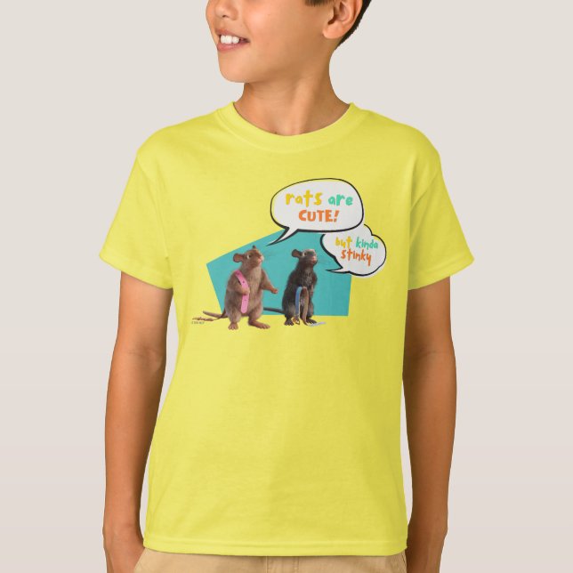 Ratten sind Niedlich, aber Kinda Stinky T-Shirt (Vorderseite)