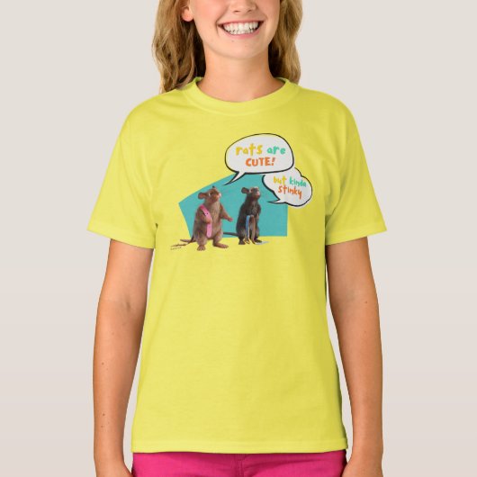 Ratten sind Niedlich, aber Kinda Stinky T-Shirt (Vorderseite)