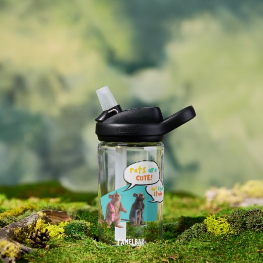 Ratten sind Niedlich, aber Kinda Stinky Trinkflasche (Außenbereich)