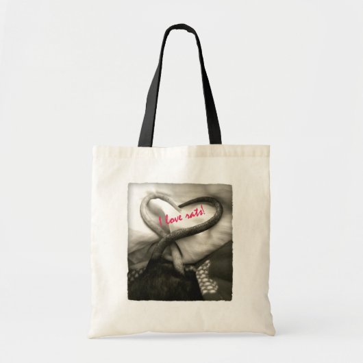 Ratten-Taschentasche der Liebe I Tragetasche (Vorne)