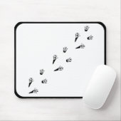 Ratten-Tatzen-Druck - Mausunterlage Mousepad (Mit Mouse)
