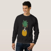 Ratten Terrier Ananas Hund Sweatshirt (Vorne ganz)
