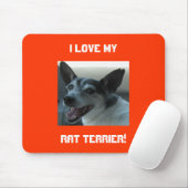 Ratten-Terrier-Mausunterlage Mousepad (Mit Mouse)