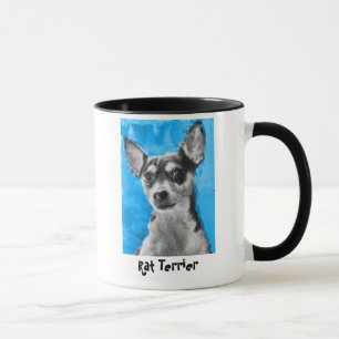 Ratten-Terrier, moderne Hundekunst-Tasse Tasse