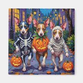 Ratten Terrier Trick-or-Treating Halloween-Kostüme Magnet (Vorne)