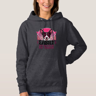 Ratten Terrier Vintage leicht ablenkbares Hundeshi Hoodie