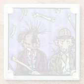 Ratten und Knochen - Pop Glasuntersetzer (Rückseite)