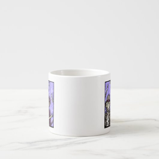 Ratten und Knochen - Pop Goth Nightmare Surreal 6 Espressotasse (Vorderseite)