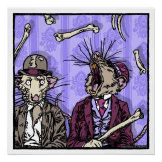 Ratten und Knochen - Pop Poster