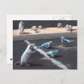 Ratten und Tauben Postkarte (Vorne/Hinten)