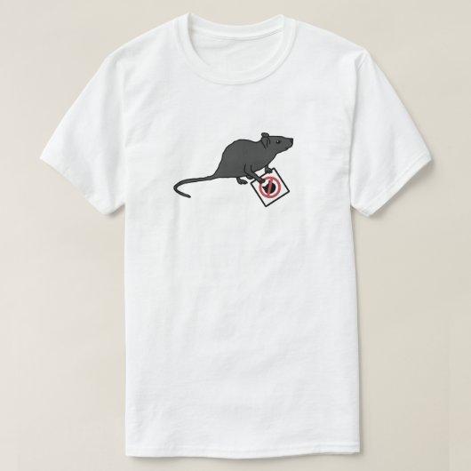 Rattenaktivist  T-Shirt (Design vorne)