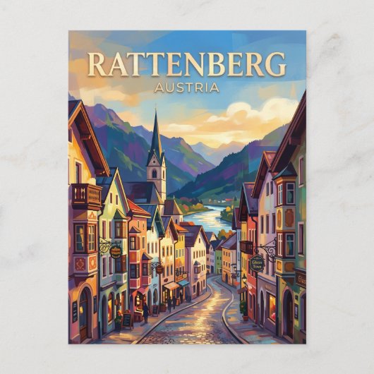 Rattenberg Österreich Postkarte (Vorderseite)
