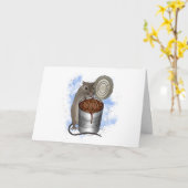 Rattenbohnen und Bake | Funny Friendship Karte (Gelbe Blume)