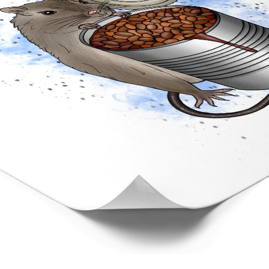 Rattenbohnen und Bake Poster (Ecke)