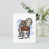 Rattenbohnen und Bake Postkarte (Stehend Vorderseite)