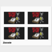 Rattenfallen Rechteckiger Aufkleber (Blatt)