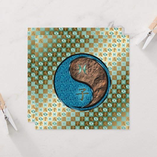 Rattenfische Karte (Vorderseite/Rückseite Beispiel)