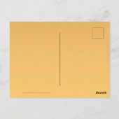 Rattenjahr 2020 Früchte Elegant Monogram Postcard Postkarte (Rückseite)