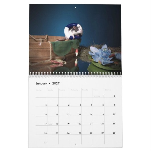 Rattenkalender 2011 kalender (Jan 2027)