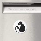 Rattenmagnet auf der Silhouette Magnet (In Situ (Geschirrspüler))
