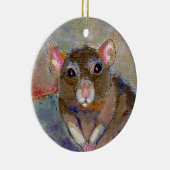 Rattenmalerei habe ich empfindliche Haustierkunst Keramik Ornament (Rechts)