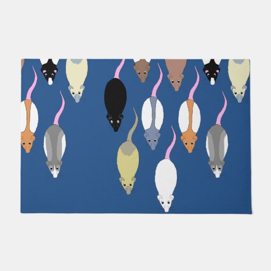 Rattenpackung Fußmatte (Vorderseite)