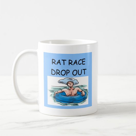 Rattenrennen Kaffeetasse (Links)