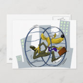 Rattenrennen Postkarte (Vorne/Hinten)