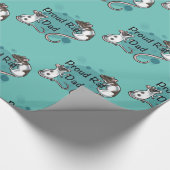 Rattenwackelpapier Geschenkpapier (Ecke)