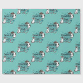 Rattenwackelpapier Geschenkpapier (Flach)