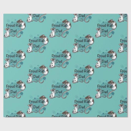 Rattenwackelpapier Geschenkpapier (Flach)