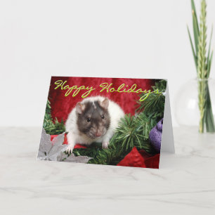 Rattie Holiday Card Feiertagskarte
