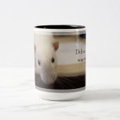 Rattie Kaffee-Zeit zwei tonte Tasse (Mittel)