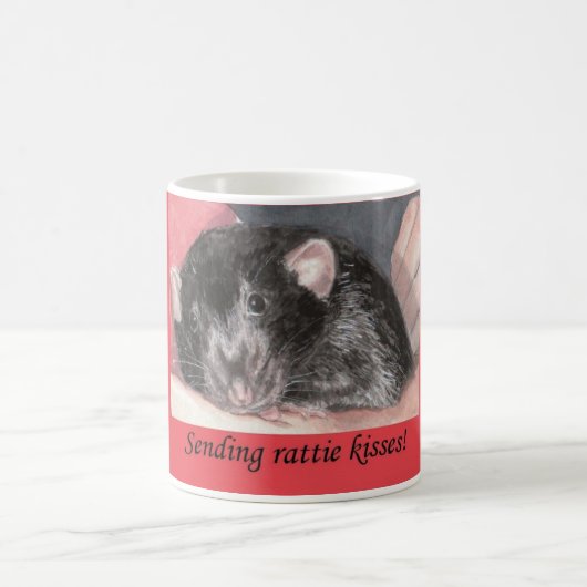 Rattie küsst Tasse (Mittel)