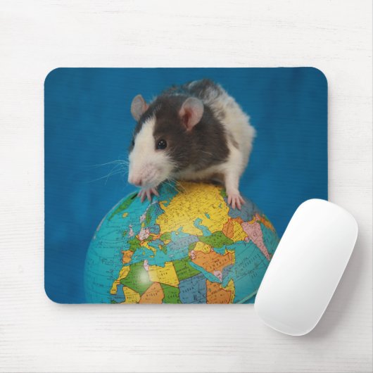 Rattie Mausunterlage Mousepad (Mit Mouse)