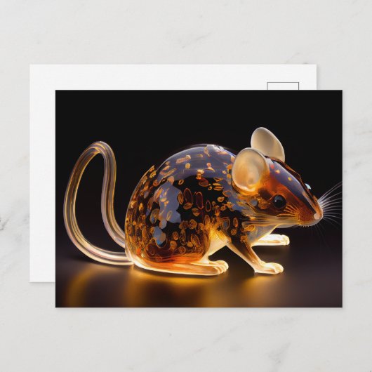 Rattie Postkarte (Vorne/Hinten)