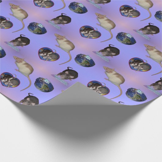 Rattie Wrapping Paper! Geschenkpapier (Ecke)