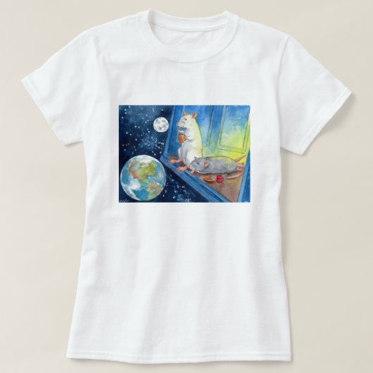 Ratties kosmische Tasse Tee für Damen (Design vorne)