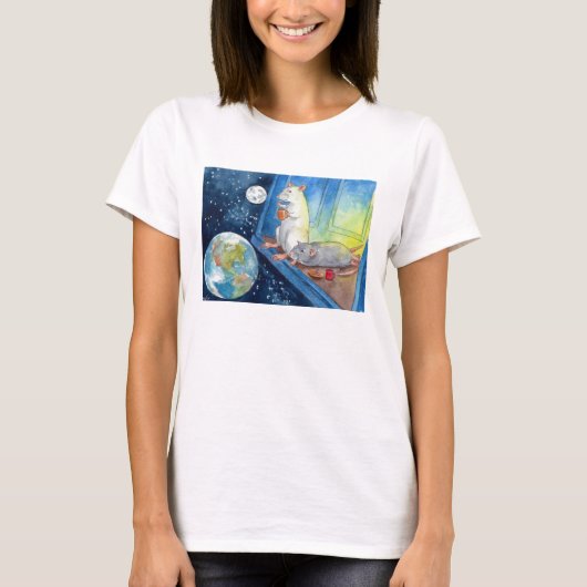 Ratties kosmische Tasse Tee für Damen (Vorderseite)