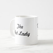 Rattitude, die Ratten-Dame Kaffeetasse (Vorderseite Links)