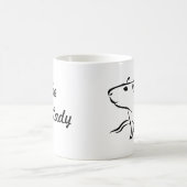 Rattitude, die Ratten-Dame Kaffeetasse (Mittel)