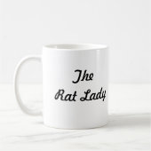 Rattitude, die Ratten-Dame Kaffeetasse (Links)