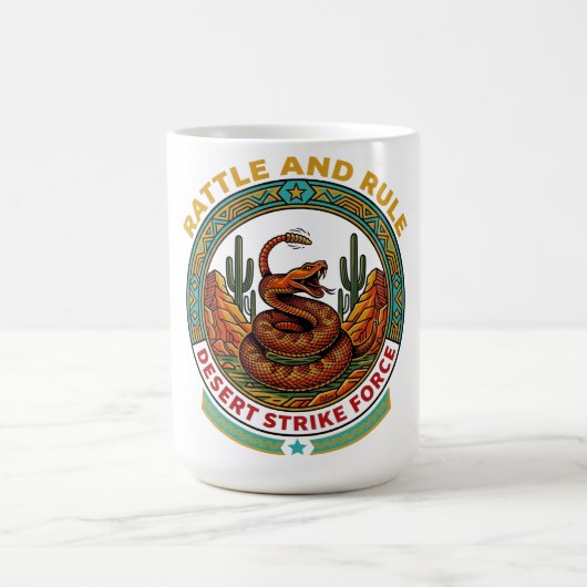 Rattle And Rule Desert Strike Force Kaffeetasse (Mittel)