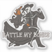 Rattle My Bones Aufkleber (Vorderseite)