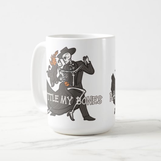 Rattle My Bones Kaffeetasse (Vorderseite Links)