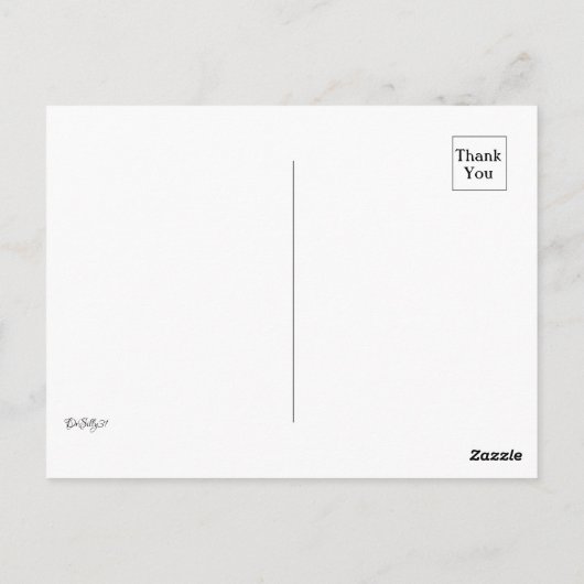 Rattle Postkarte (Rückseite)