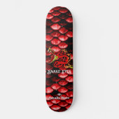Rattle Snake Custom Skateboard Deck (Vorderseite)