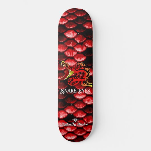 Rattle Snake Custom Skateboard Deck (Vorderseite)