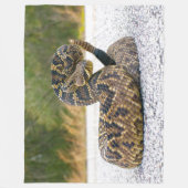 RATTLE SNAKE FLEECEDECKE (Vorderseite)