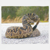 RATTLE SNAKE FLEECEDECKE (Vorderseite (Horizontal))